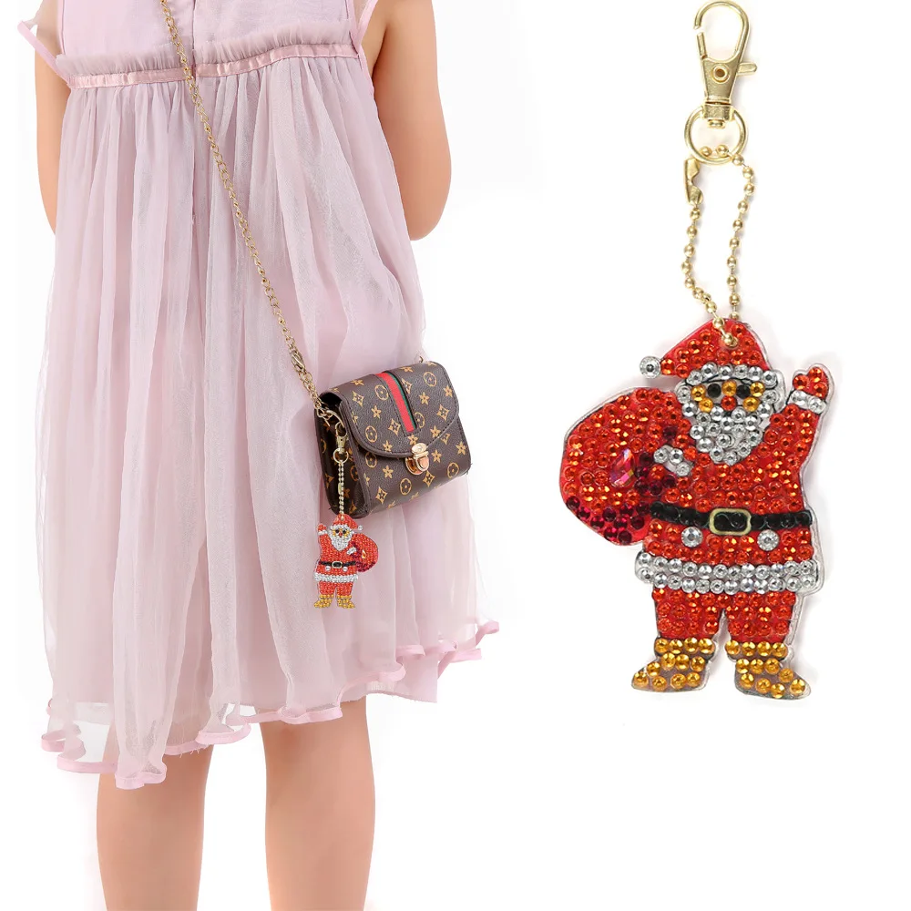 4PCS 5D DIY Diamond Painting Christmas Decoration for home Pendant Ornament Christmas Decor Diamond Embroidery Keychain 
4PCS 5D DIY Diamond Painting Christmas Decoration for home Pendant Ornament Christmas Decor Diamond Embroidery Keychain