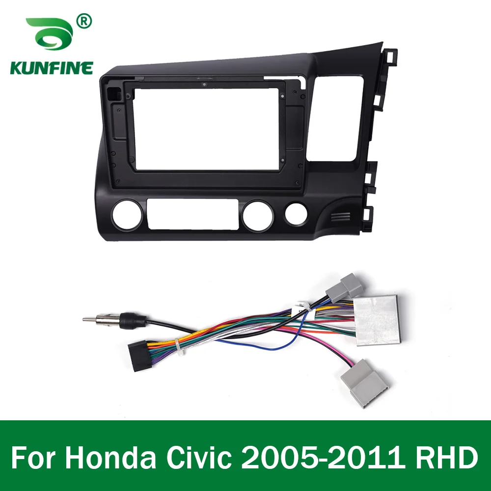 

Автомобильный GPS-навигатор, стерео для Honda Civic 2005-2011, радиоприемник RHD, панель, рамка, подходит для 2Din, 10 дюймов, экран головного устройства