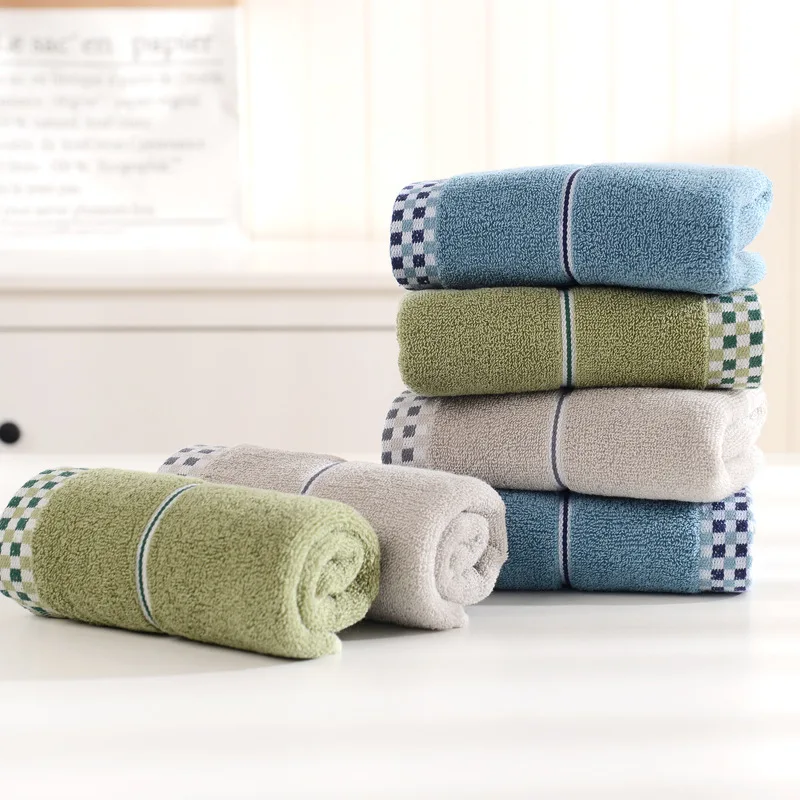 Cotton Bath Towel Check Towel Skin-Friendly Dark Towels For Men Male Thick Bathroom Washcloth Face Hand Shower Towel
Cotton Bath Towel Check Towel Skin-Friendly Dark Towels For Men Male Thick Bathroom Washcloth Face Hand Shower Towel