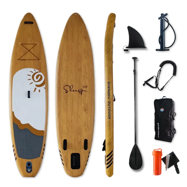 2021 latest design wood style paddle inflatable sup board 335*81*15cm adventure paddle board inflatable paddleboard
2021 latest design wood style paddle inflatable sup board 335*81*15cm adventure paddle board inflatable paddleboard