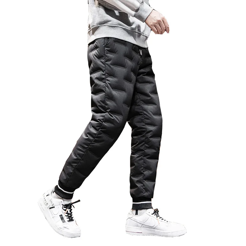 winter New 2019 men's thickened warm Korean slim down pants youth fashion casual simple sports pants 
winter New 2019 men's thickened warm Korean slim down pants youth fashion casual simple sports pants