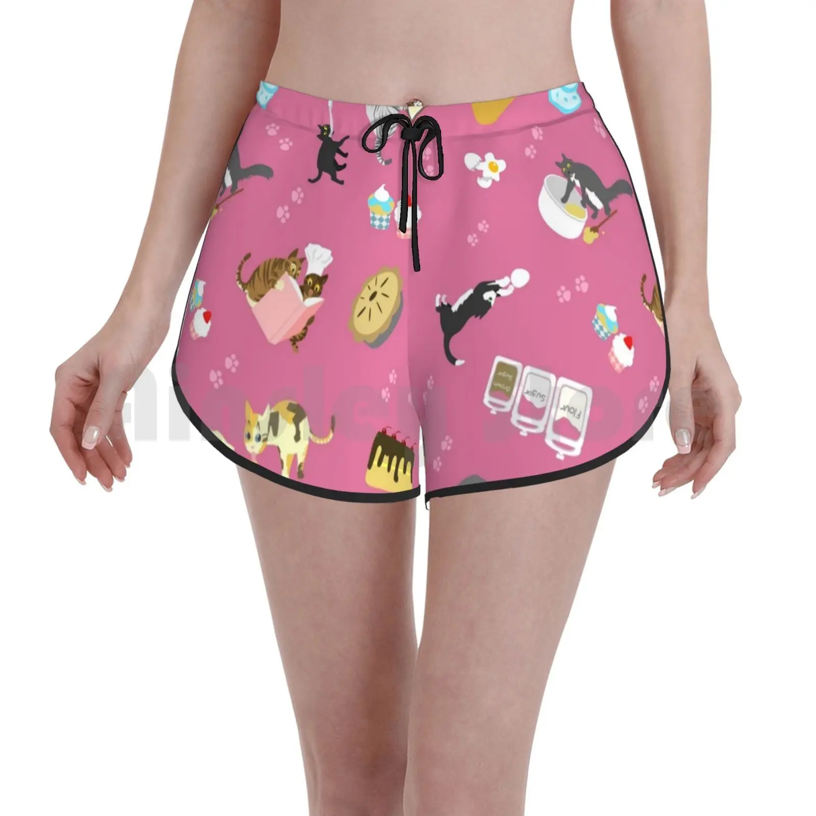 Кошачьи выпечки Торты и другие конфеты, в розовых шортах для плавания, женские пляжные шорты, Кошка Китти котенок, выпечка
Кошачьи выпечки Торты и другие конфеты, в розовых шортах для плавания, женские пляжные шорты, Кошка Китти котенок, выпечка