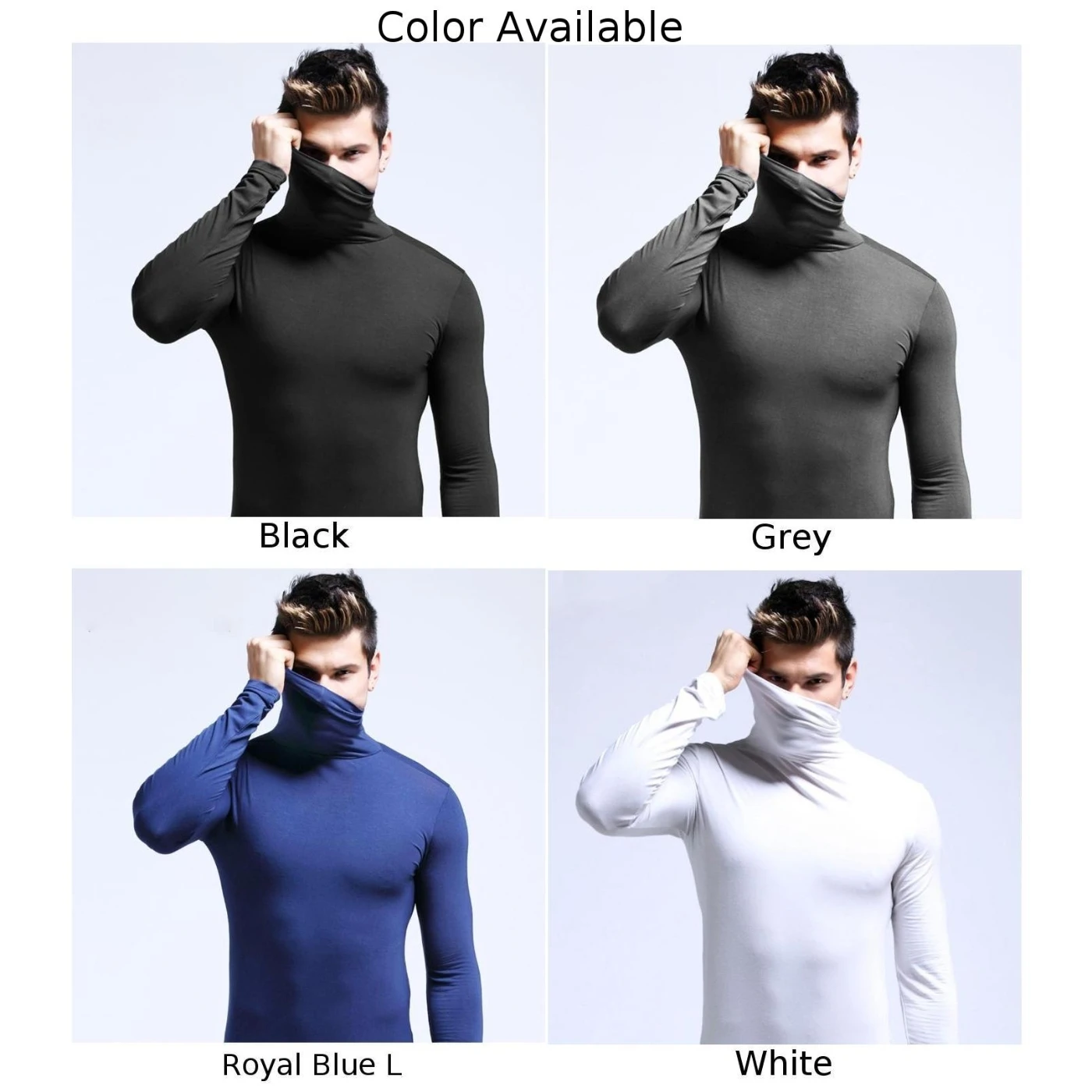 Men's Winter Warm Long Sleeve Bottoming Tops Turtleneck Thermal Underwear Fashion Long Sleeve Tops Autumn Clothes Breathable Top
Men's Winter Warm Long Sleeve Bottoming Tops Turtleneck Thermal Underwear Fashion Long Sleeve Tops Autumn Clothes Breathable Top