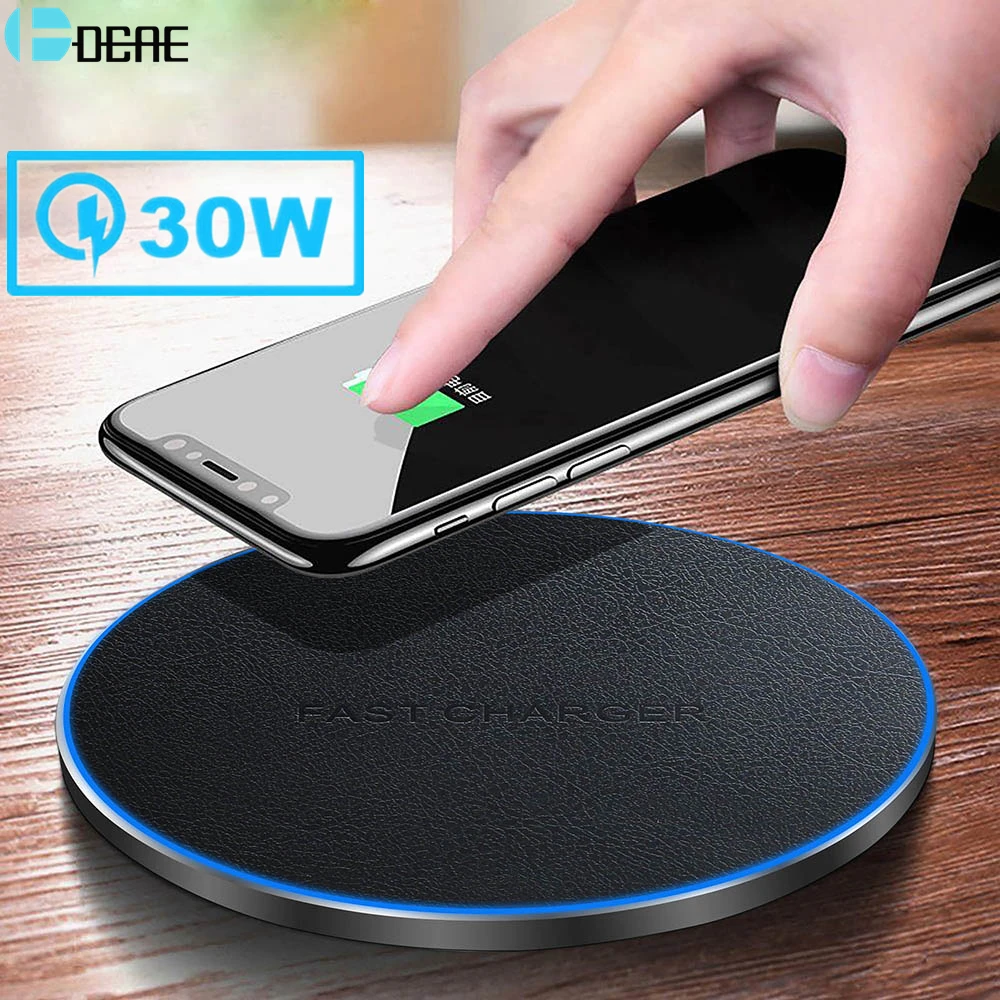 DCAE 30W Qi Wireless Charger For iPhone 13 12 11 Pro Max Mini XS XR 8 Type C USB Induction Fast Charging Pad For Samsung S20 S10
DCAE 30W Qi Wireless Charger For iPhone 13 12 11 Pro Max Mini XS XR 8 Type C USB Induction Fast Charging Pad For Samsung S20 S10