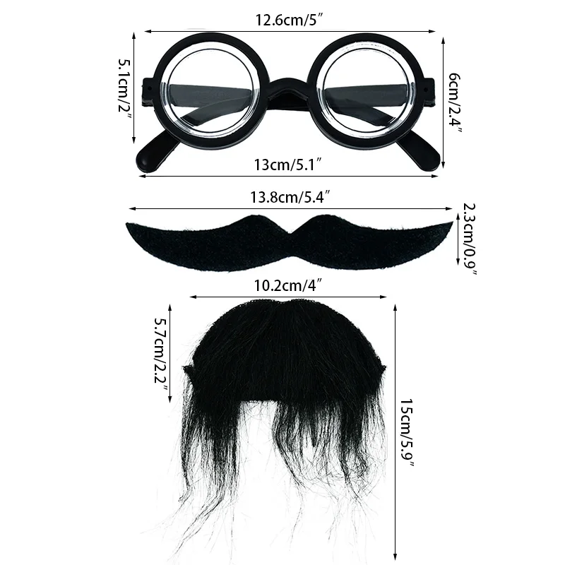 New Funny Glasses Eyebrow With Mustache Cosplay Photo Prop Fake Beard for Kids Adult Halloween Decoration Costume Party Supplies
New Funny Glasses Eyebrow With Mustache Cosplay Photo Prop Fake Beard for Kids Adult Halloween Decoration Costume Party Supplies
