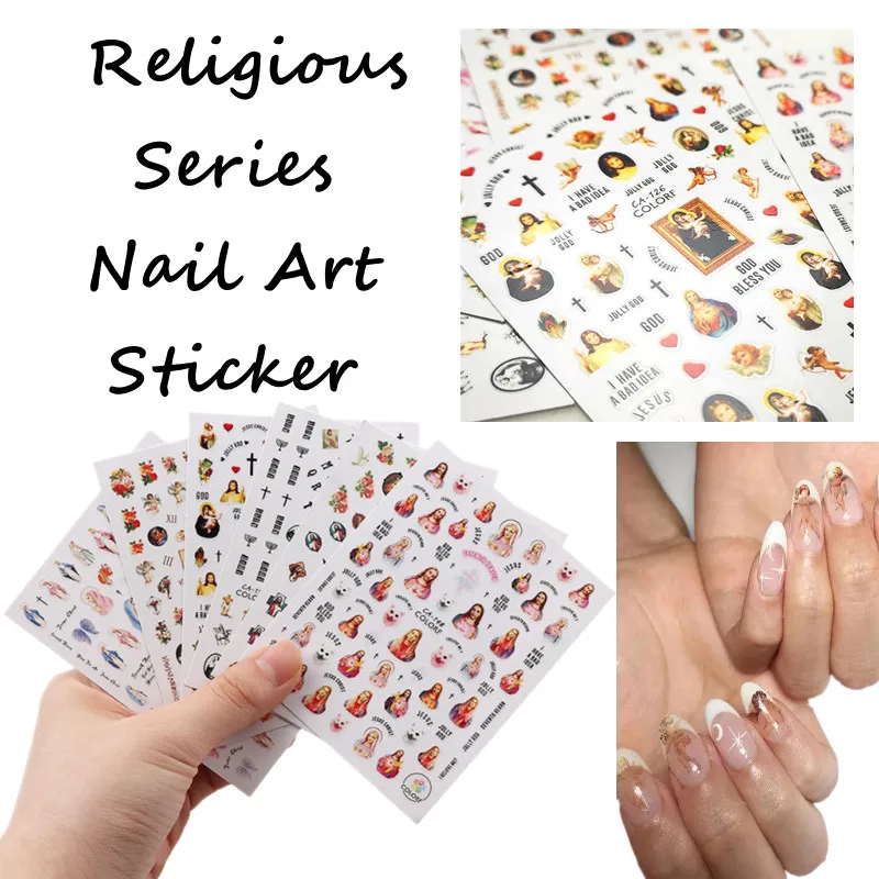 1Pc DIY 3D Self-Adhesive Jesus Virgin Mary Vintage Flowers Angel Baby Colorful Religious Series Nail Art Sticker
1Pc DIY 3D Self-Adhesive Jesus Virgin Mary Vintage Flowers Angel Baby Colorful Religious Series Nail Art Sticker