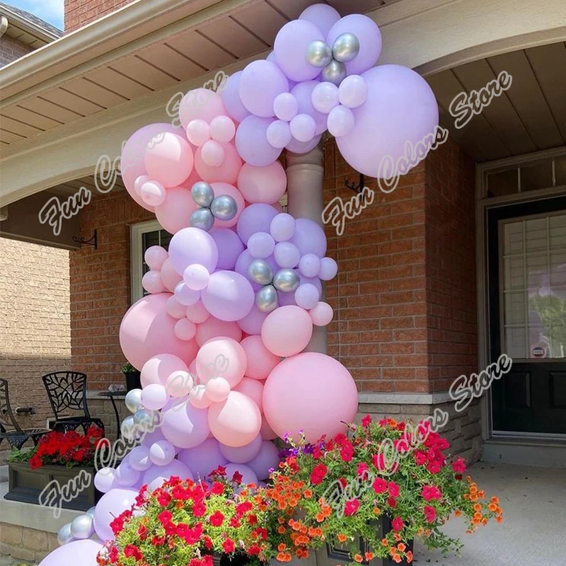 101pcs Macaron Pink Balloon Garland Arch Kits Macaron Purple Baby Shower Decoration Birthday Party Gender Reveal Baptism Decor
101pcs Macaron Pink Balloon Garland Arch Kits Macaron Purple Baby Shower Decoration Birthday Party Gender Reveal Baptism Decor