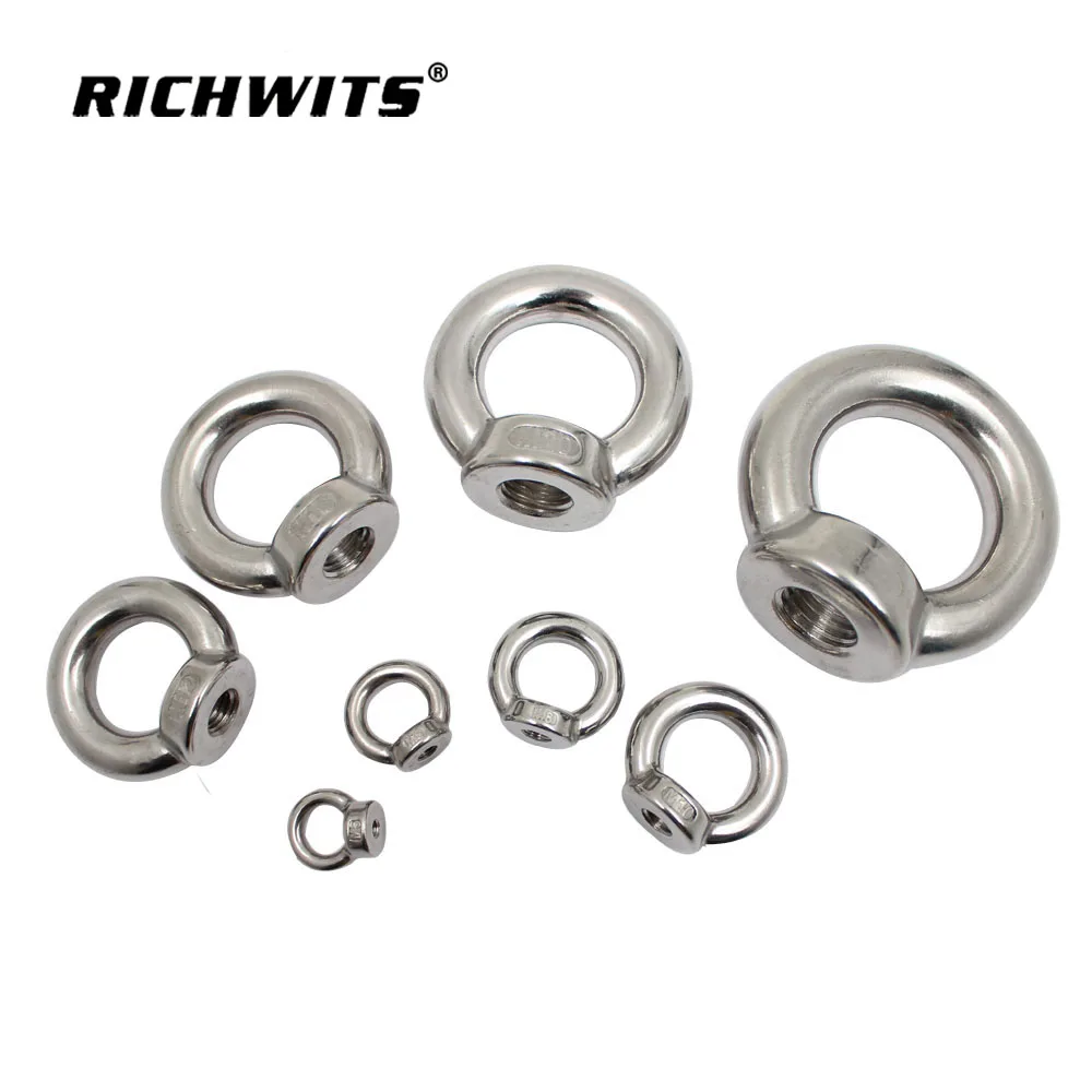 10Pcs M8 DIN582 Eye NUT 304 Stainless Steel Marine Lifting Eye Screws Ring Loop Hole for Cable Rope Eye NUT
10Pcs M8 DIN582 Eye NUT 304 Stainless Steel Marine Lifting Eye Screws Ring Loop Hole for Cable Rope Eye NUT