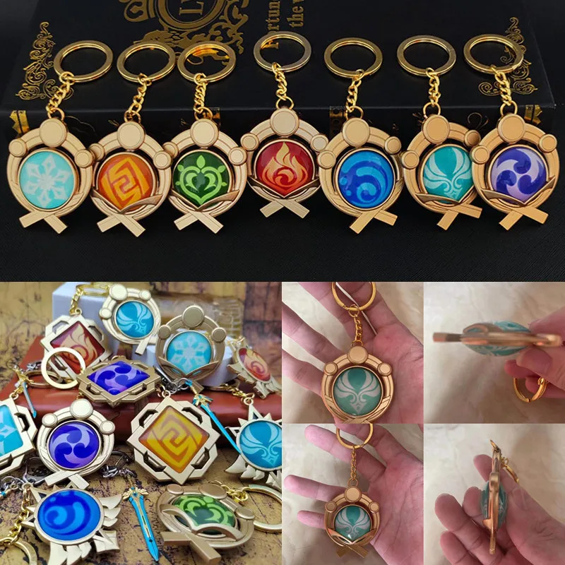 Game Genshin Impact Vision Lnazuma Ganyu Keqing Wendi Xiao Keychain Luminous 7 Element Weapons Eye Of Original God Toy KeyRing
Game Genshin Impact Vision Lnazuma Ganyu Keqing Wendi Xiao Keychain Luminous 7 Element Weapons Eye Of Original God Toy KeyRing