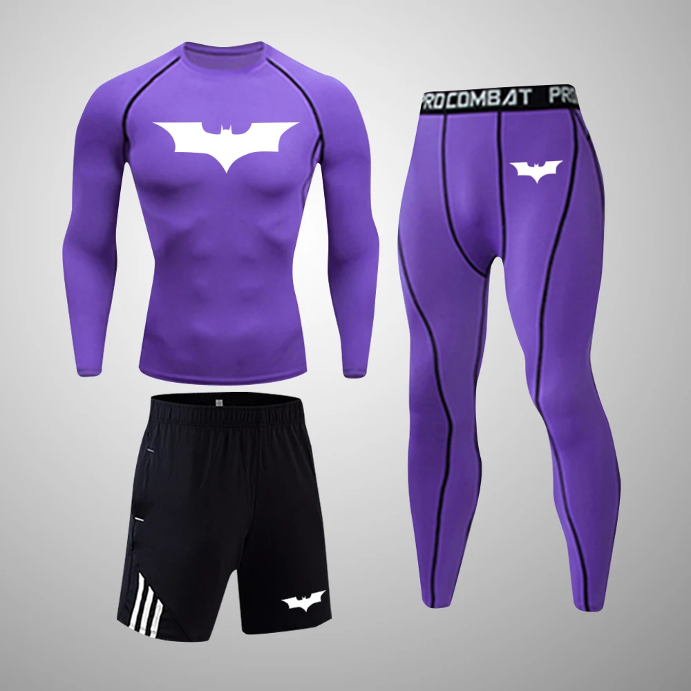 Men's New Compression Running Suits Leisure Sports Set Long T-Shirt Pants Gym Fitness Workout Tights Clothing 3Pcs/Sets 
Men's New Compression Running Suits Leisure Sports Set Long T-Shirt Pants Gym Fitness Workout Tights Clothing 3Pcs/Sets