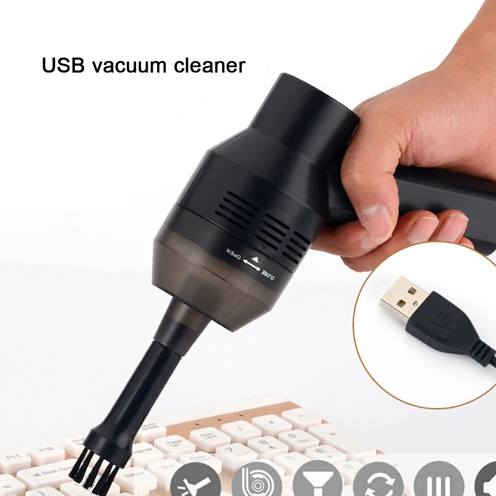 Portable Mini Handheld USB Keyboard Vacuum Cleaner Computer Dust Blower Duster for Laptop Desktop PC Computer Cleaner
Portable Mini Handheld USB Keyboard Vacuum Cleaner Computer Dust Blower Duster for Laptop Desktop PC Computer Cleaner