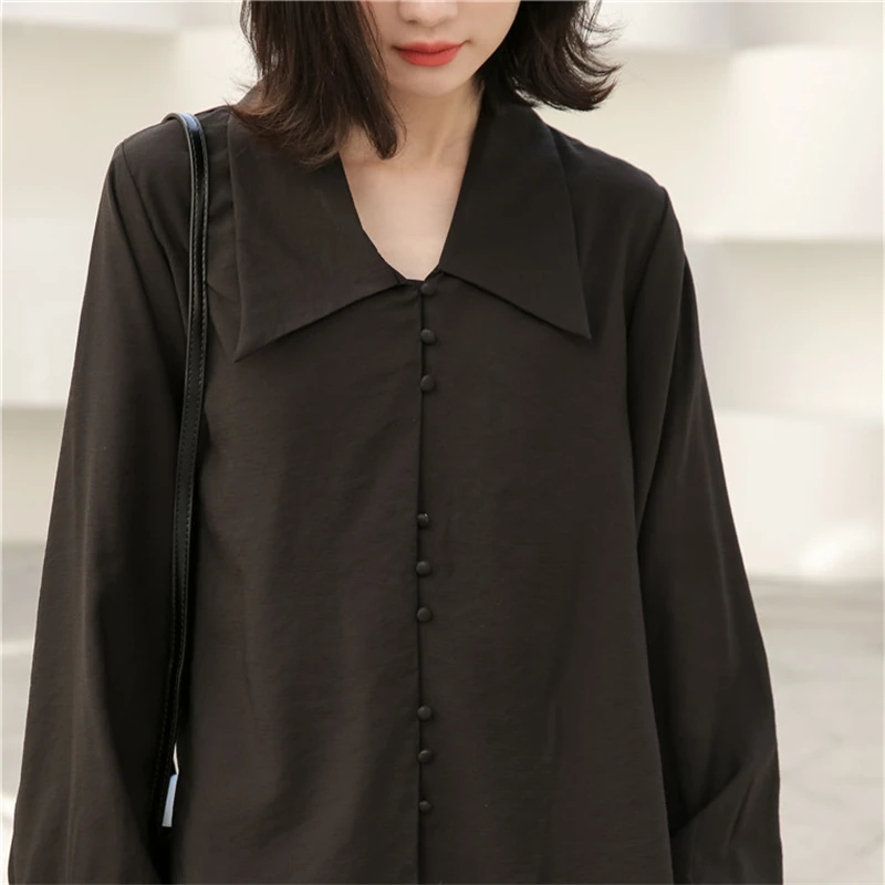 Big Lantern Sleeve Blouse Women Autumn Winter Lapel Stand Collar Shirts Office Work Blouse Solid Vintage Blouse Shirts Y303
Big Lantern Sleeve Blouse Women Autumn Winter Lapel Stand Collar Shirts Office Work Blouse Solid Vintage Blouse Shirts Y303