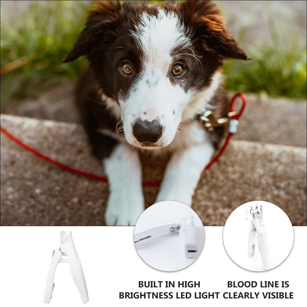 1 Set Anti-Splash Pets Nail Clipper Trimmer LED Light Pet Nail Clipper 
1 Set Anti-Splash Pets Nail Clipper Trimmer LED Light Pet Nail Clipper