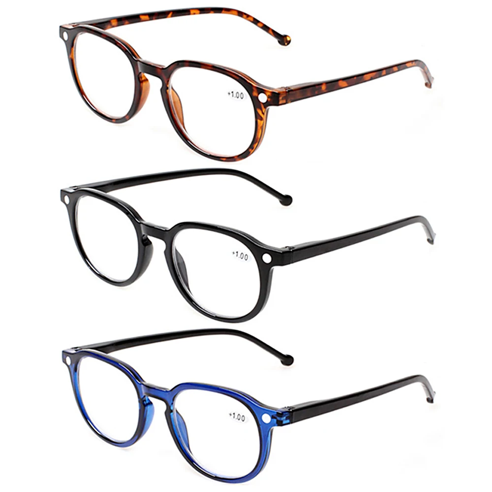 Reading Glasses Spring Hinge Classic Comfortable Round Frame Men and Women reader
Reading Glasses Spring Hinge Classic Comfortable Round Frame Men and Women reader
