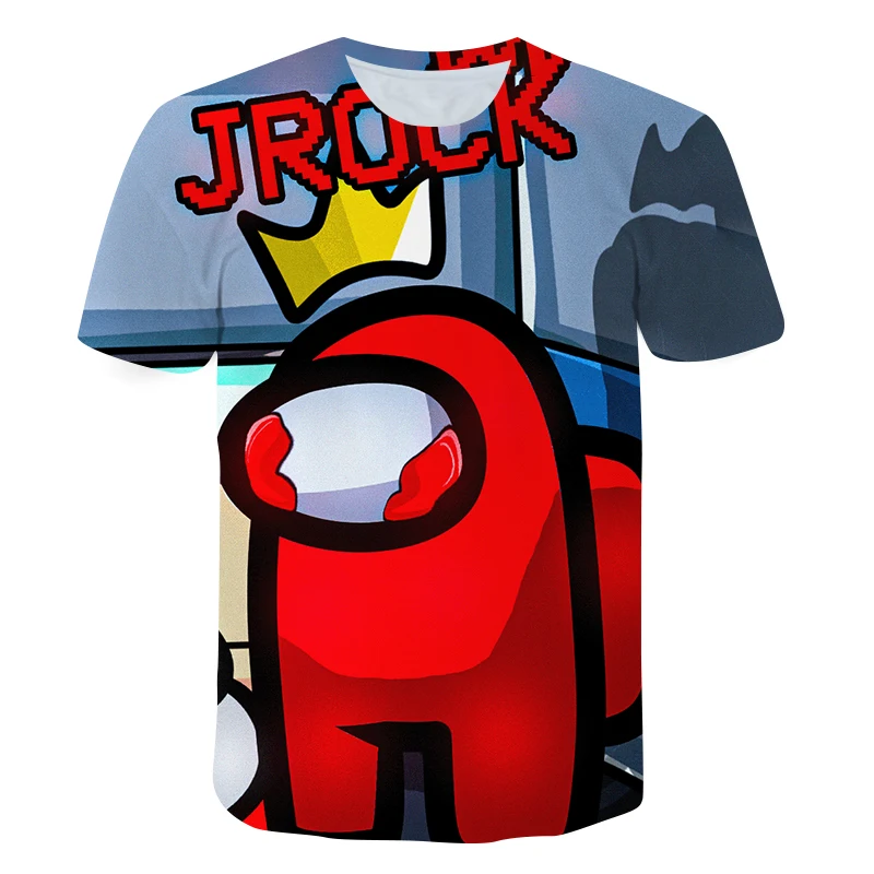 American Popular Video Game Among Us Kids Toddler Boys T-shirt Imposter Print O-Collar Girls Short-sleeved Street Fashion Tops
American Popular Video Game Among Us Kids Toddler Boys T-shirt Imposter Print O-Collar Girls Short-sleeved Street Fashion Tops