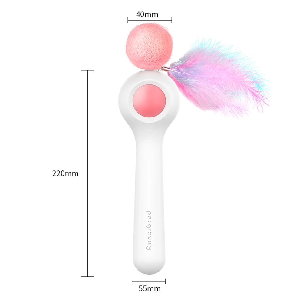 Pet Cat Kitten Automatic Retractable Teaser Feather Ball Catnip Interactive Toy
Pet Cat Kitten Automatic Retractable Teaser Feather Ball Catnip Interactive Toy