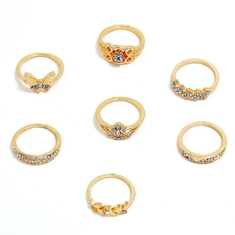 European And American Hot Sale Luxury Rhinestone Alloy Ring Temperament Butterfly Leaves Texture Geometric Ring
European And American Hot Sale Luxury Rhinestone Alloy Ring Temperament Butterfly Leaves Texture Geometric Ring