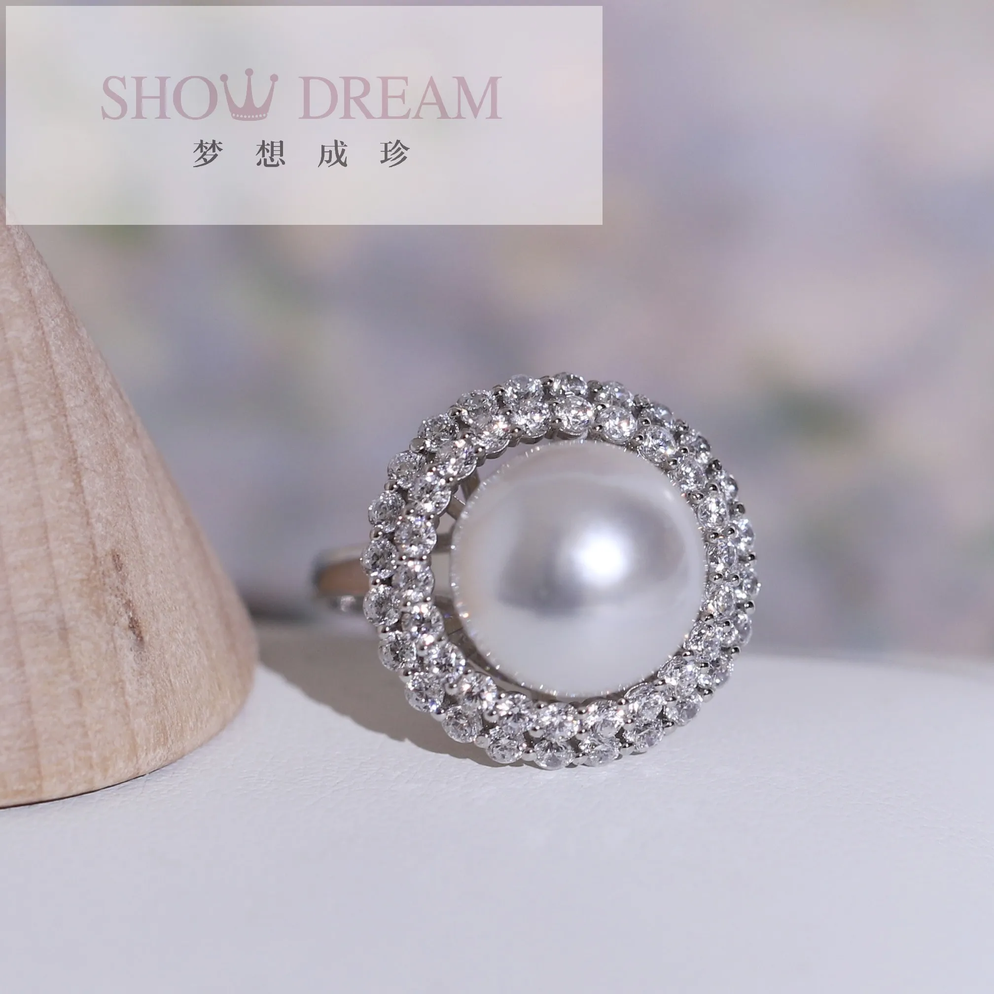 SHOWDREAM модное кольцо из серебра пробы с цирконом, открытое регулируемое кольцо с морским жемчугом, модные ювелирные изделия, подарки
SHOWDREAM модное кольцо из серебра пробы с цирконом, открытое регулируемое кольцо с морским жемчугом, модные ювелирные изделия, подарки