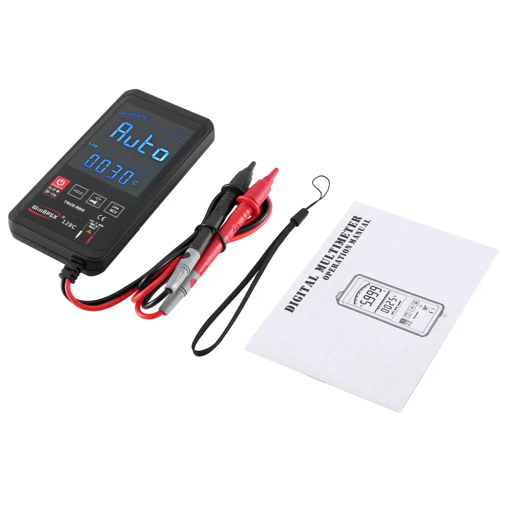 Цифровой мультиметр, умный тестер с сенсорным экраном 128C, аналоговая панель постоянного тока, оригинальный Φ, конденсатор, Бесконтактный ин...
Цифровой мультиметр, умный тестер с сенсорным экраном 128C, аналоговая панель постоянного тока, оригинальный Φ, конденсатор, Бесконтактный ин...