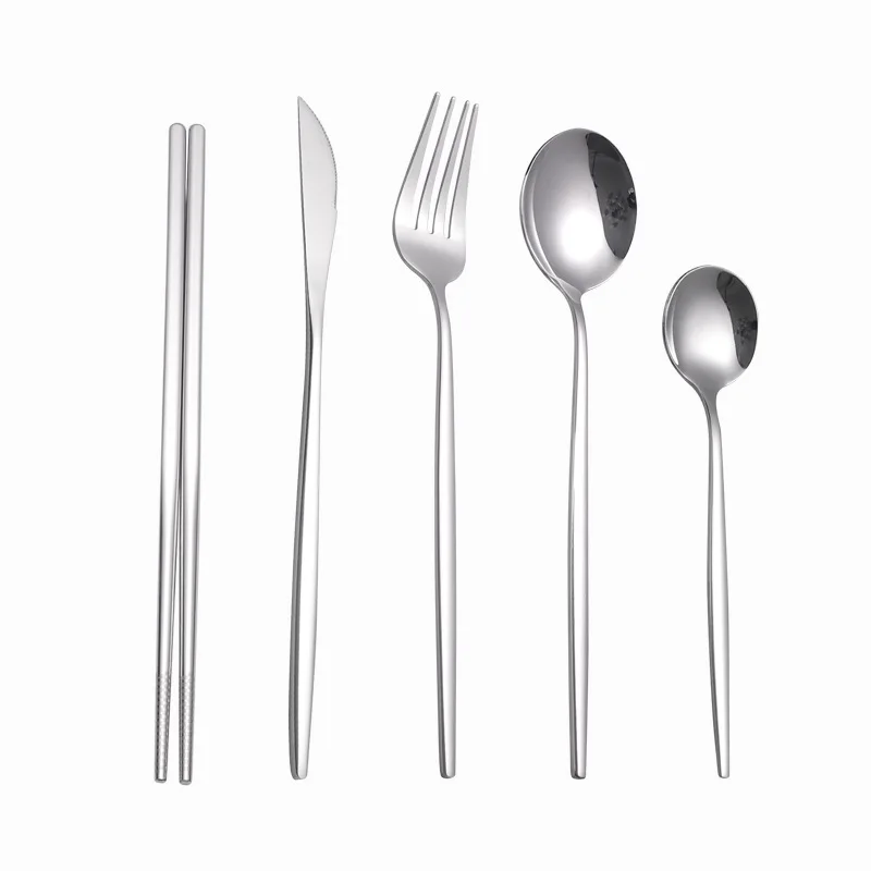 Simple Rustic Cutlery Set Stainless Steel Portable Modern Eco Friendly 4PCS Gift Set Juegos De Vajilla Home Decoration Ec50cj
Simple Rustic Cutlery Set Stainless Steel Portable Modern Eco Friendly 4PCS Gift Set Juegos De Vajilla Home Decoration Ec50cj