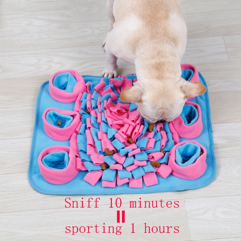 Pet Dog Sniffing Mat Pets Interactive Play Toys Find Food Training Blanket Dogs Feeding Pad Nosework Puzzle For Relieve Stress
Pet Dog Sniffing Mat Pets Interactive Play Toys Find Food Training Blanket Dogs Feeding Pad Nosework Puzzle For Relieve Stress