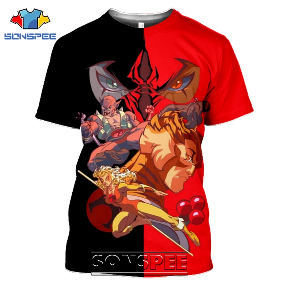 SONSPEE 3D Print Thundercats T-shirts Men Women Casual Streetwear Harajuku Hip Hop Short Sleeve Vintage Anime Tees Tops Shirt
SONSPEE 3D Print Thundercats T-shirts Men Women Casual Streetwear Harajuku Hip Hop Short Sleeve Vintage Anime Tees Tops Shirt