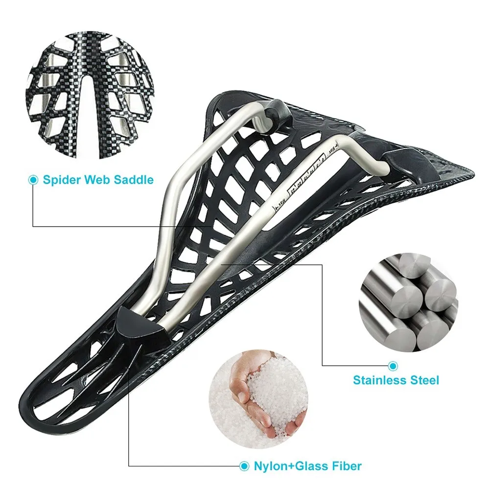 Unique Design Seat Spider Web Saddle Ventilate Comfortable Cycling Shock Absorption
Unique Design Seat Spider Web Saddle Ventilate Comfortable Cycling Shock Absorption