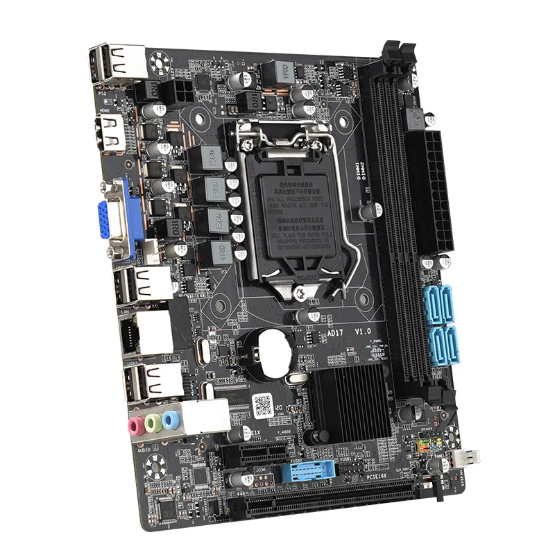 OEMH55M computer motherboard desktop game office MATX small board DDR3 memory LGA 1156 pin
OEMH55M computer motherboard desktop game office MATX small board DDR3 memory LGA 1156 pin