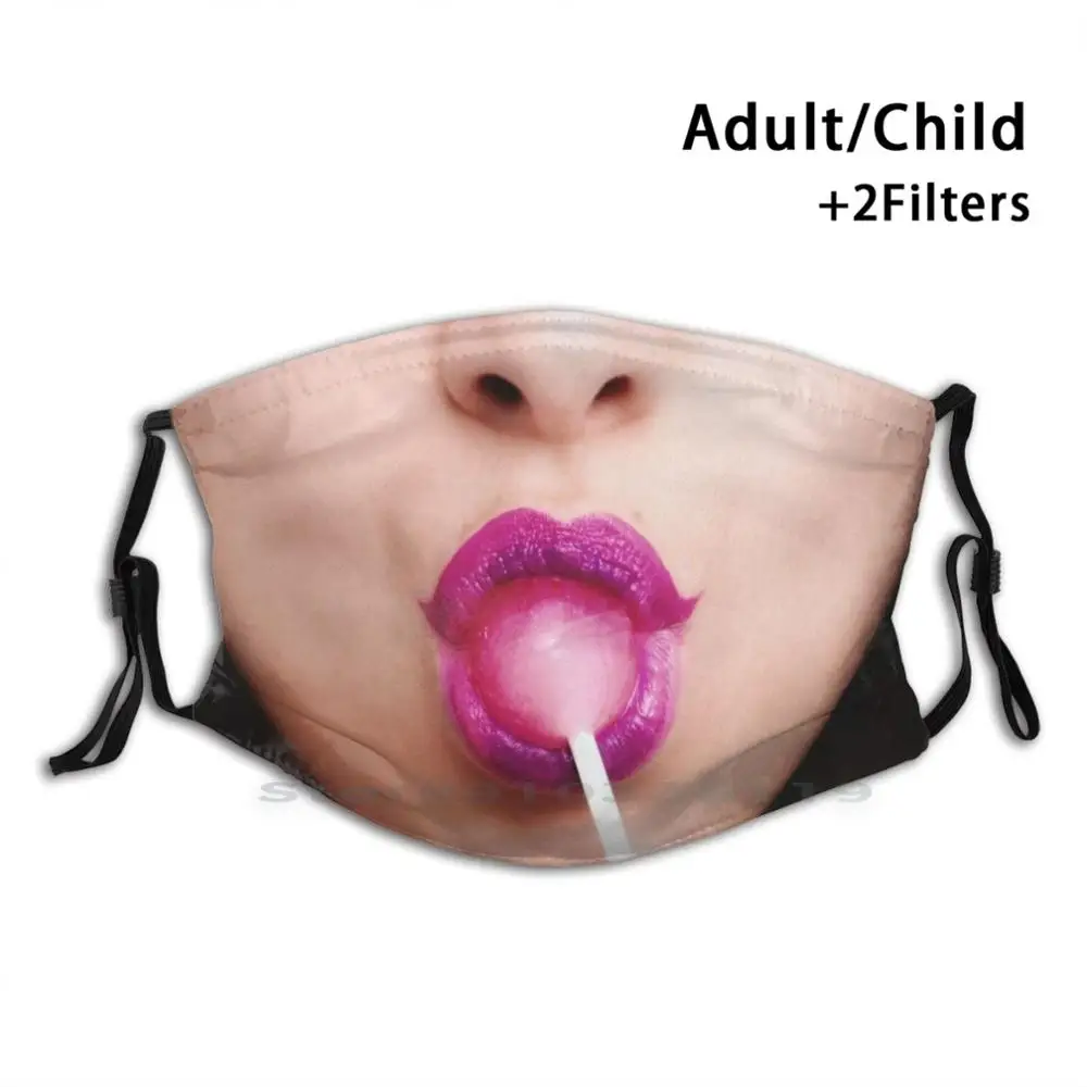 Леденец лижет рот дизайн Пылезащитный фильтр смываемая маска для лица леденец для детей лижет рот, губы фиолетовый розовый сосание 
Леденец лижет рот дизайн Пылезащитный фильтр смываемая маска для лица леденец для детей лижет рот, губы фиолетовый розовый сосание