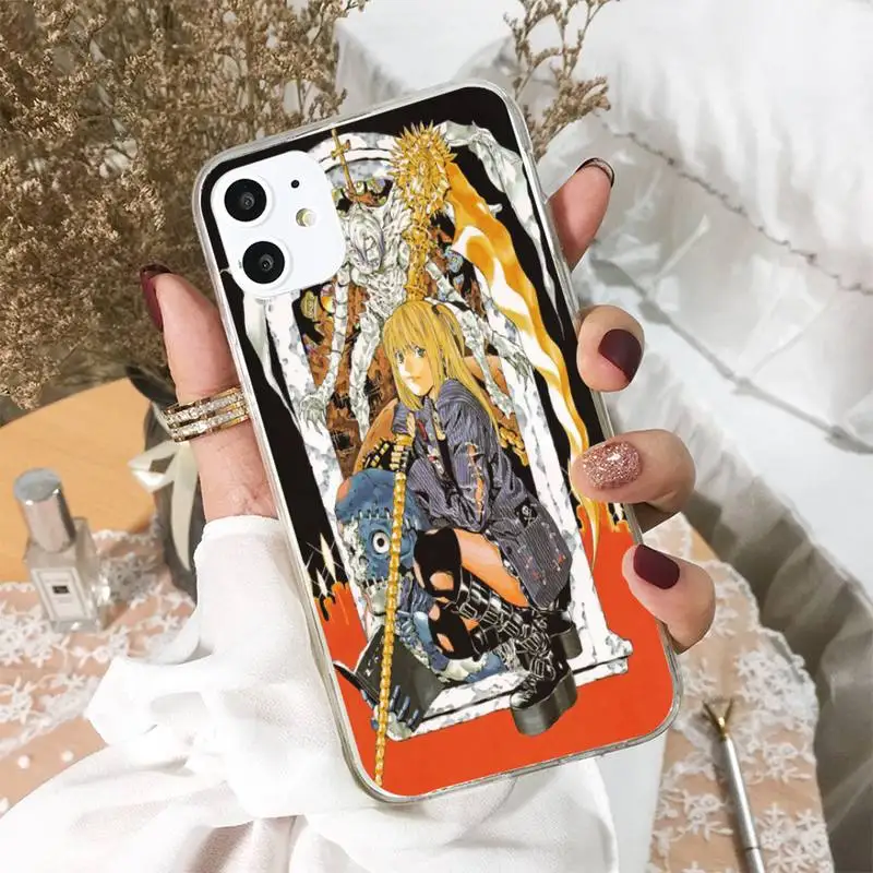Anime Manga Death Note Phone Case For iphone 5s 6 7 8 11 12 XSMAX XR pro plus mini se2020 Cover Fundas Coque 
Anime Manga Death Note Phone Case For iphone 5s 6 7 8 11 12 XSMAX XR pro plus mini se2020 Cover Fundas Coque