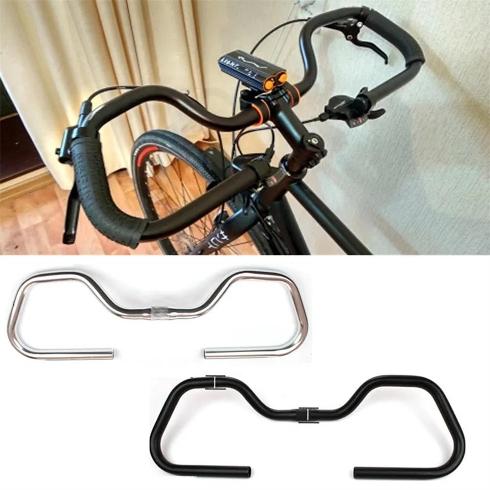 Bike Handlebar Leisure Butterfly Handle Bar 25.4x580MM With Sponge Grip Bicycle Aluminum Alloy Trekking Handlebar Cycling Accs
Bike Handlebar Leisure Butterfly Handle Bar 25.4x580MM With Sponge Grip Bicycle Aluminum Alloy Trekking Handlebar Cycling Accs