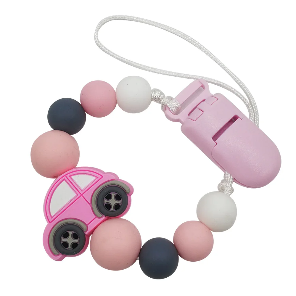 Silicone Dummy Pacifier Clips Chain Cartoon Car Pendant Nursing Teething Gift for Newborn Baby Boy Girl Gift Soother Chain Clip
Silicone Dummy Pacifier Clips Chain Cartoon Car Pendant Nursing Teething Gift for Newborn Baby Boy Girl Gift Soother Chain Clip