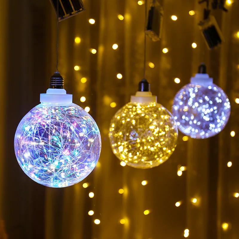 Romantic Home Party String Lights Round Christmas Decor Bulb with Waterproof LED Lamp Beads
Romantic Home Party String Lights Round Christmas Decor Bulb with Waterproof LED Lamp Beads