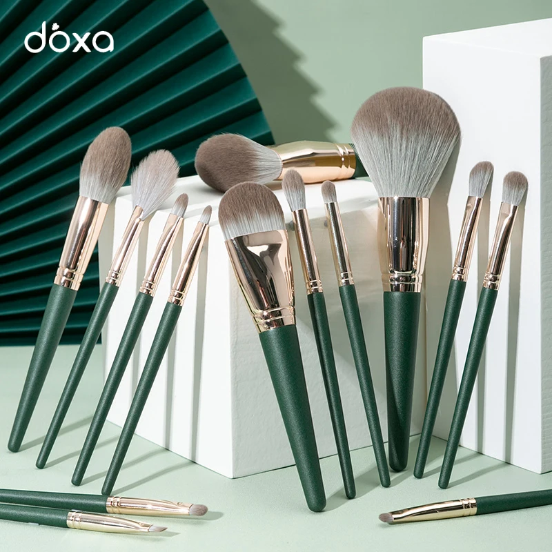Набор профессиональных кистей для макияжа doxa 7/14 шт. Косметическая ручка лица и
