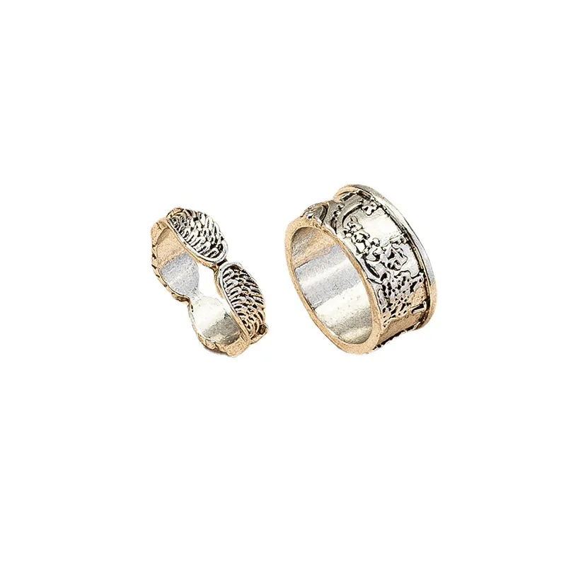 2pcs/set New Creative Retro feather wings Wave Sun Sunrise Pattern Rings For Women Men Hip Hop Punk Vintage Party Jewelry Gift
2pcs/set New Creative Retro feather wings Wave Sun Sunrise Pattern Rings For Women Men Hip Hop Punk Vintage Party Jewelry Gift