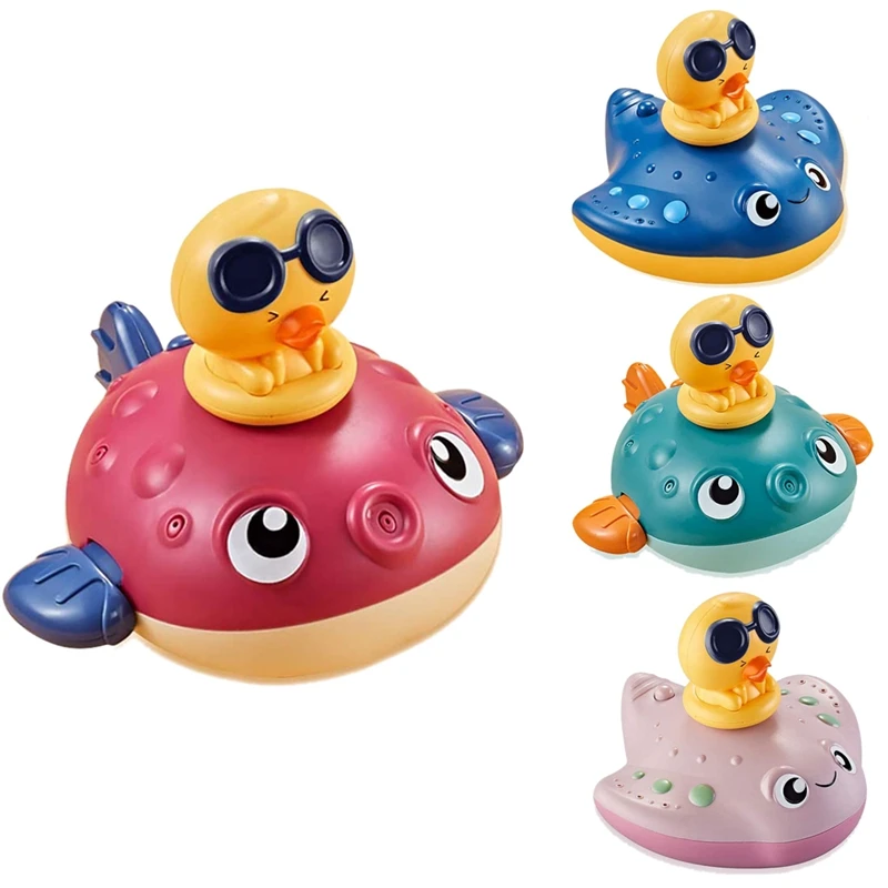 

Детские игрушки для ванной для детей ясельного возраста водный разбрызгиватель Ванна Плавательный бассейн игрушка с 3 сменные распылитель...