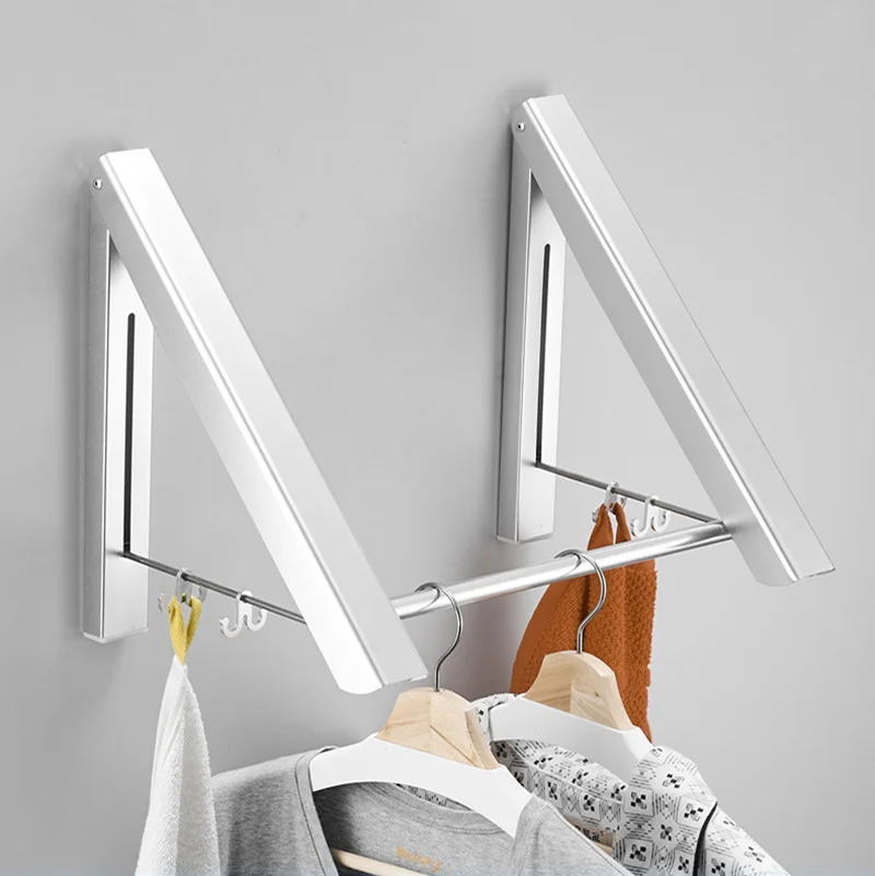 Wall Clothing Hanger Outdoor Folding Drying Rack Telescopic Rack For Clothes Horse Clothesline Balcony Hook Rail Clothes Rods
Wall Clothing Hanger Outdoor Folding Drying Rack Telescopic Rack For Clothes Horse Clothesline Balcony Hook Rail Clothes Rods