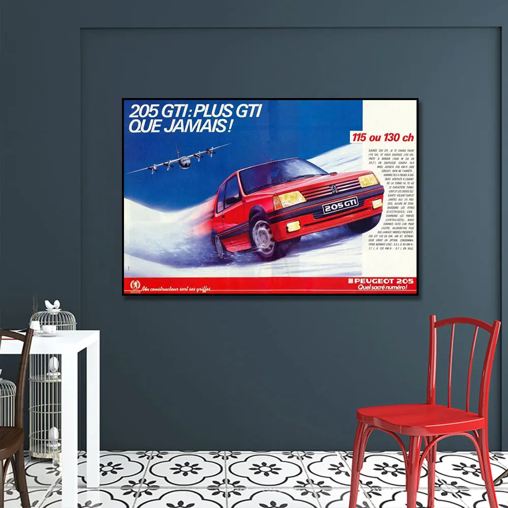 205 GTI Red Racing Car плакат, картина Print Home Decor, Настенная картина для гостиной без рамки
205 GTI Red Racing Car плакат, картина Print Home Decor, Настенная картина для гостиной без рамки
