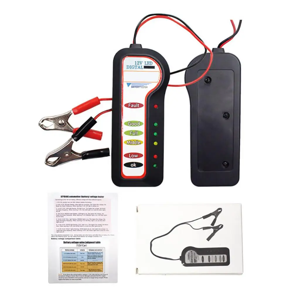 60% Hot Sale ELM327 Portable 12V LED Car Storage Battery Tester Detector Diagnostic Tool Maintenance Tools 
60% Hot Sale ELM327 Portable 12V LED Car Storage Battery Tester Detector Diagnostic Tool Maintenance Tools
