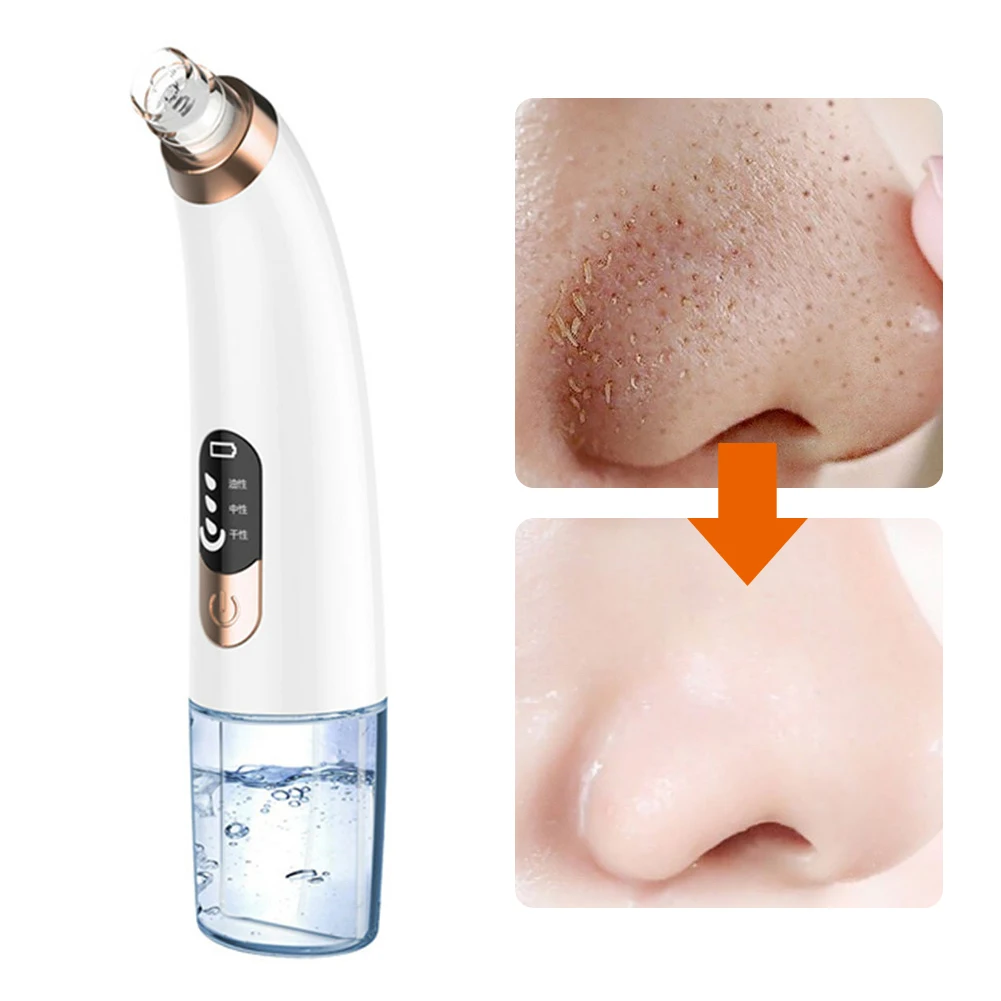 Electric Small Bubble Blackhead Remover Vacuum Deep Pore Cleaning Acne Removal Vacuum Suction Rechargeable Face Cleaning Tool
Electric Small Bubble Blackhead Remover Vacuum Deep Pore Cleaning Acne Removal Vacuum Suction Rechargeable Face Cleaning Tool