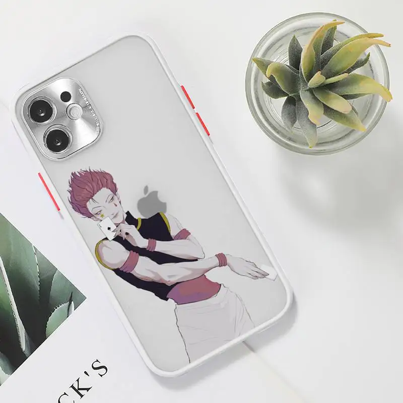 Hisoka hunter x hunter Phone Case Clear matte transparent For white iPhone 7 8 x xs xr 11 12 pro plus max mini Funda
Hisoka hunter x hunter Phone Case Clear matte transparent For white iPhone 7 8 x xs xr 11 12 pro plus max mini Funda