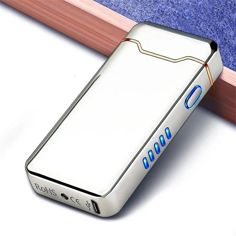 Newest USB Electric Lighter Gift box Finger print Touch Fire Electronic Plasma Flame Lighter Windproof Metal Cigarette Lighters
Newest USB Electric Lighter Gift box Finger print Touch Fire Electronic Plasma Flame Lighter Windproof Metal Cigarette Lighters