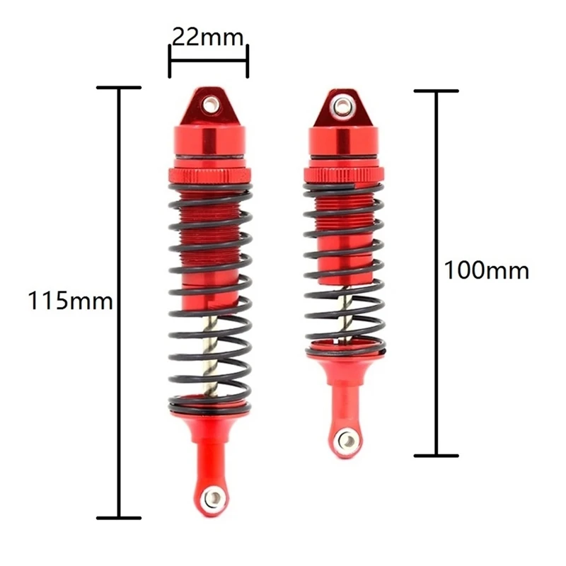 4Pcs Front & Rear All Metal Shock Absorber Damper for 1/10 Traxxas Slash 4x4 4WD Stampede 4x4 Rustler 4x4 VXL Parts
4Pcs Front & Rear All Metal Shock Absorber Damper for 1/10 Traxxas Slash 4x4 4WD Stampede 4x4 Rustler 4x4 VXL Parts