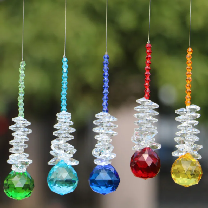1PCS Crystal Suncatcher Chandelier Ball Prism Rainbow Maker Hanging Feng shui Pendant Window Ornament 30mm 40mm
1PCS Crystal Suncatcher Chandelier Ball Prism Rainbow Maker Hanging Feng shui Pendant Window Ornament 30mm 40mm