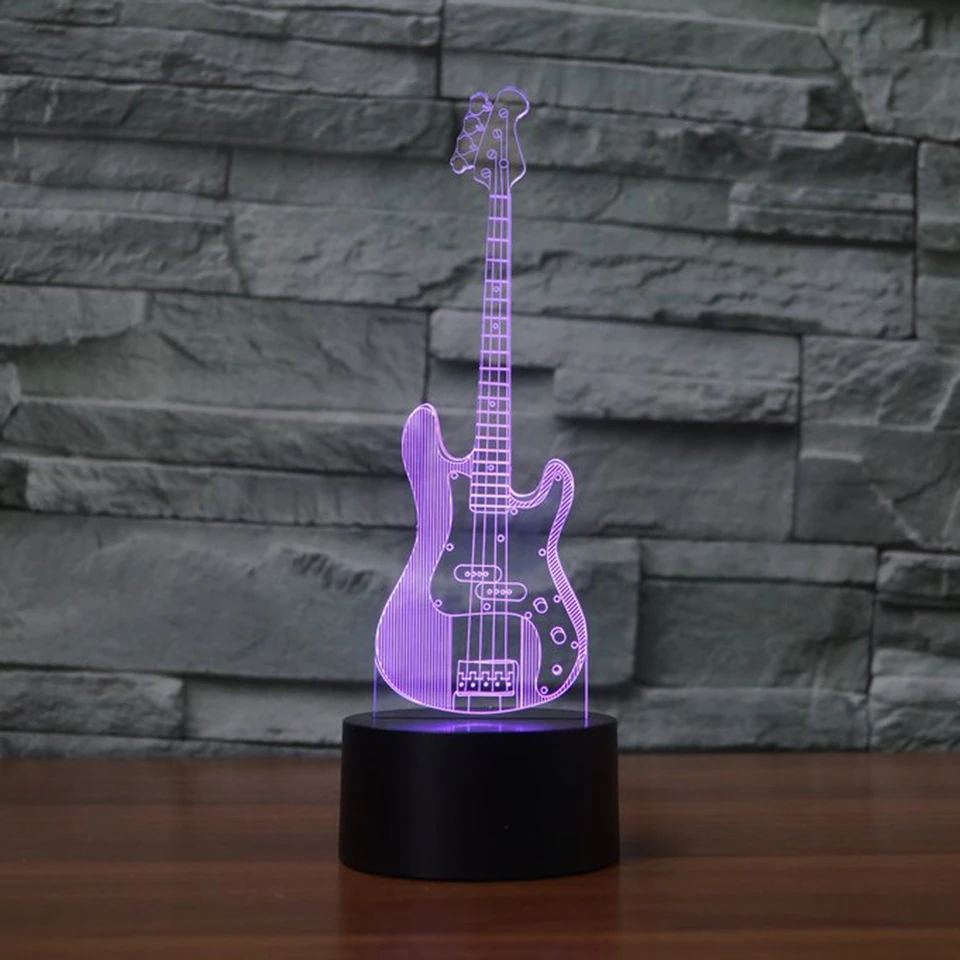 Guitar LED RGB Night Light 7 Color Change Desk Light 004 Action Figure PVC Kids Toys Brinquedos Christmas Gift
Guitar LED RGB Night Light 7 Color Change Desk Light 004 Action Figure PVC Kids Toys Brinquedos Christmas Gift