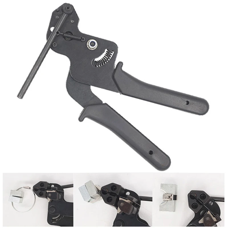 cable tie gun for stainless steel cable tie hand cable tie fastening tool high quality cable tie tensioning tool Black 210x120mm
cable tie gun for stainless steel cable tie hand cable tie fastening tool high quality cable tie tensioning tool Black 210x120mm