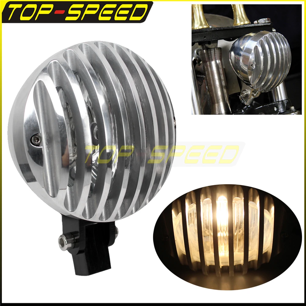 Motorcycle H4 Front 4.5'' Headlight Front Lights Headlight High High / Low beam For Harley Chopper Cafe Racer Cruiser
Motorcycle H4 Front 4.5'' Headlight Front Lights Headlight High High / Low beam For Harley Chopper Cafe Racer Cruiser