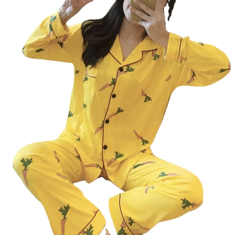 Pajamas For Women Satin Women Pajamas Sets Long Sleeves Lapel Pocket Top Pants Women Pajamas Sleepwear pajama set
Pajamas For Women Satin Women Pajamas Sets Long Sleeves Lapel Pocket Top Pants Women Pajamas Sleepwear pajama set