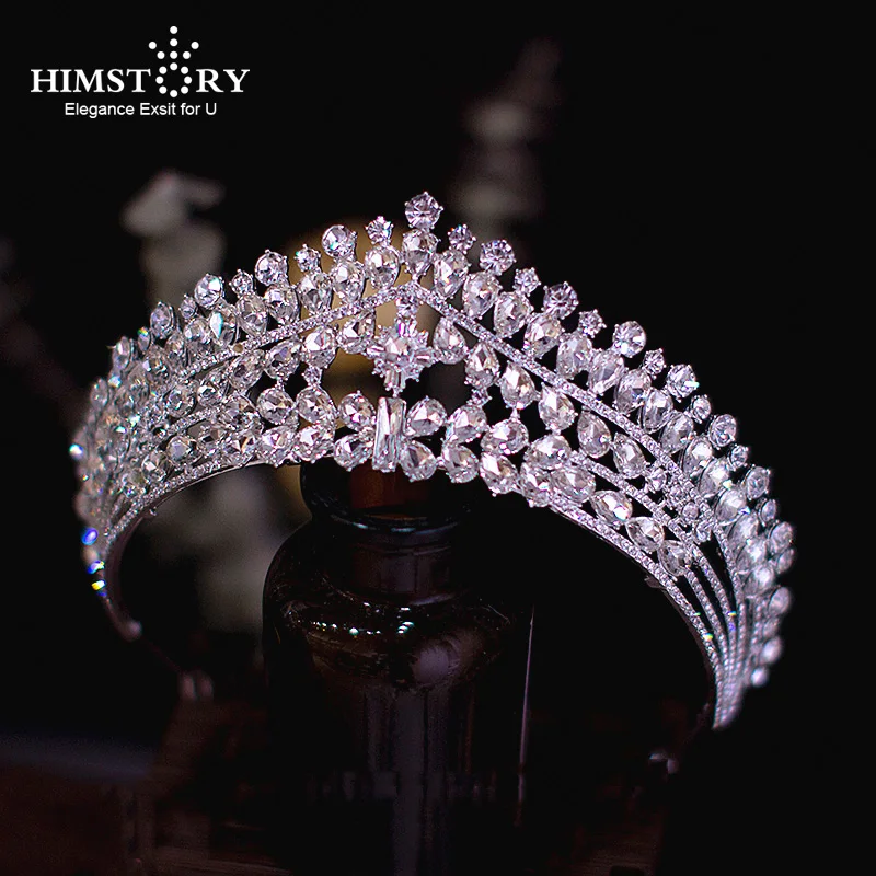 HIMSTORY Rhinestone Headband Wedding Tiara Bride Crown Hair Ornament Vintage Crystal Headdress Bridal Wedding Hair Accessories
HIMSTORY Rhinestone Headband Wedding Tiara Bride Crown Hair Ornament Vintage Crystal Headdress Bridal Wedding Hair Accessories