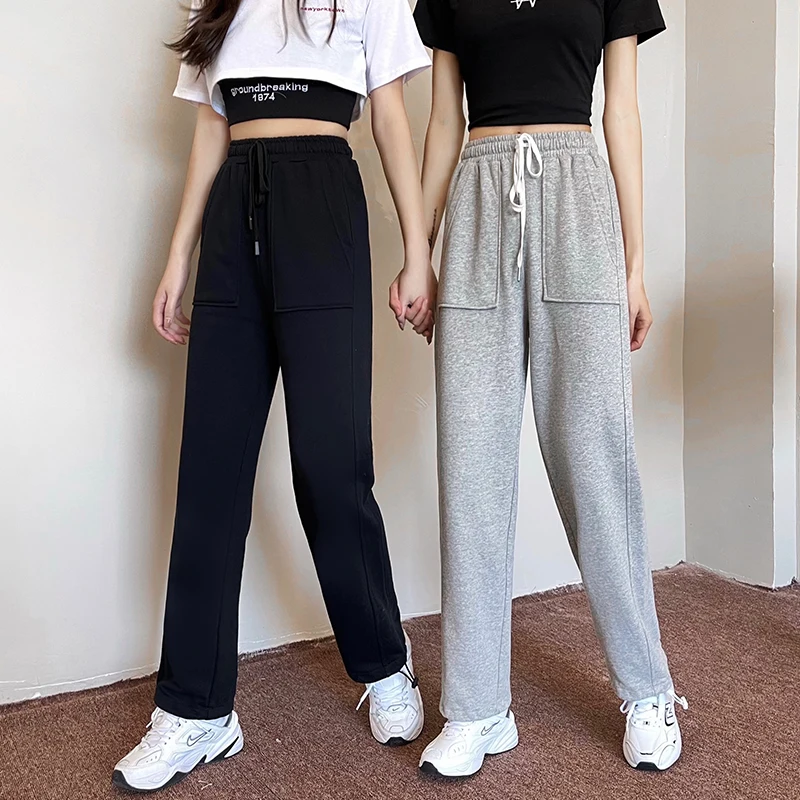 Spring and Autumn Women Joggers Sports Loose Thin Cozy Youthful Energetic Sweatpants Female Ankle-tied Elastic Waist Pants
Spring and Autumn Women Joggers Sports Loose Thin Cozy Youthful Energetic Sweatpants Female Ankle-tied Elastic Waist Pants